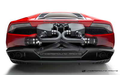 Underground Racing Twin Turbo Lamborghini Huracan Rear Desktop Wallpaper