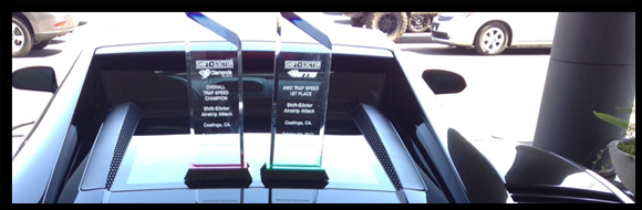 Overall Trap Speed Champion and AWD Trap Speed 1st Place Overall Trap Speed Champion and AWD Trap Speed 1st Place