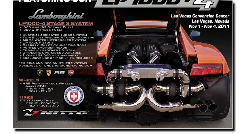 Underground Racing Lamborghini LP1000-4 at SEMA 2011